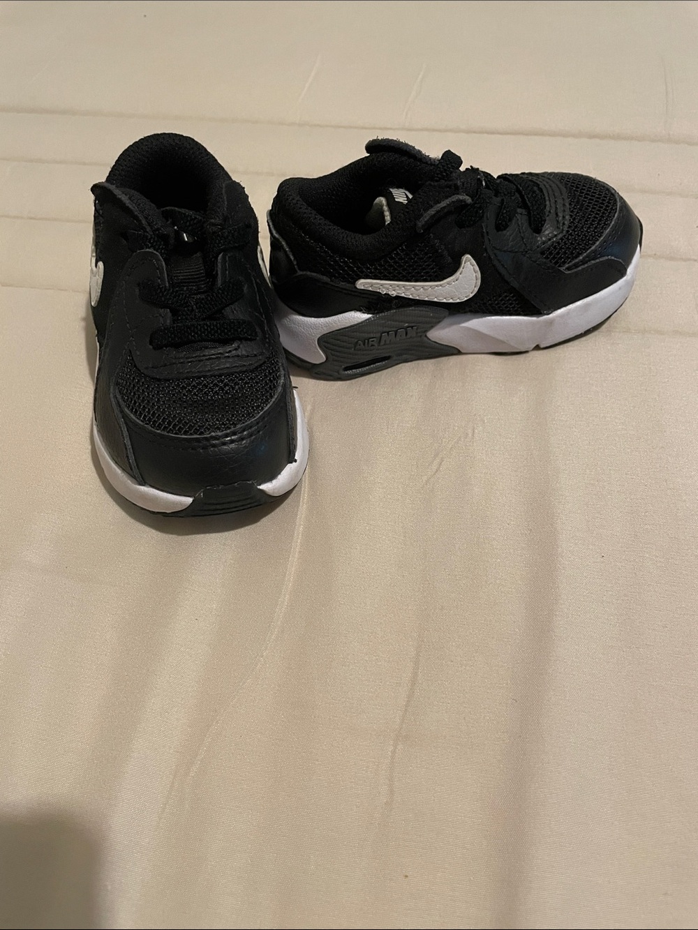 Nike Kids Black and White Athletic Sneakers